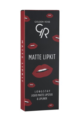  Matte Lip Kit - Scarlet Red - Likit Mat Ruj &Dudak Kalemi - 1