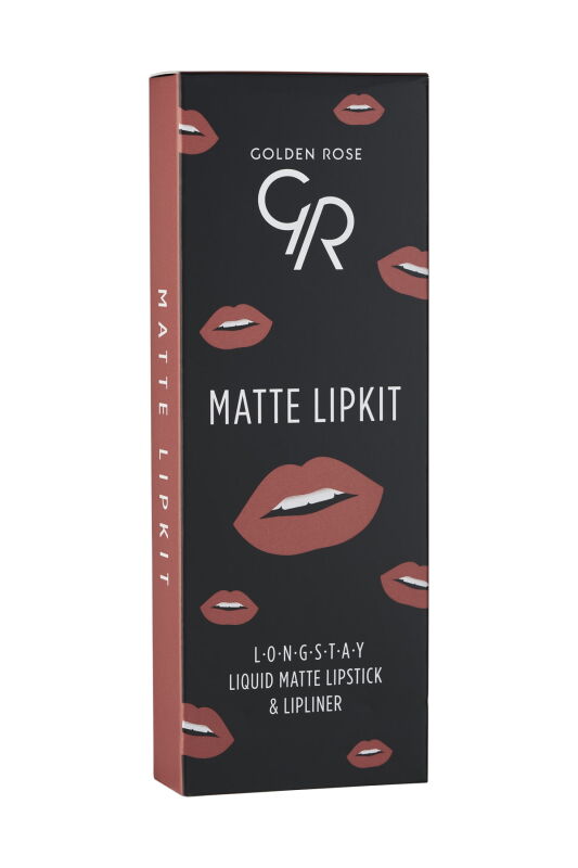 Golden Rose Matte Lip Kit Warm Sable - 1