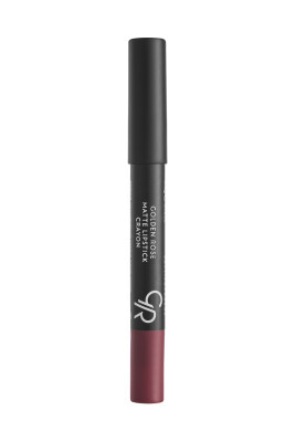  Matte Lipstick Crayon - 19 Dark Violet - Mat Kalem Ruj - 1