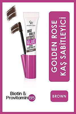 Max Hold Brow Glue - 104 Brown - Kahverengi Kaş Sabitleyici - Golden Rose