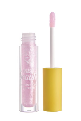 Miss Beauty Diamond Shine 3D Lipgloss - 01 Pink Trip - Işıltılı Dudak Parlatıcısı - Golden Rose (1)