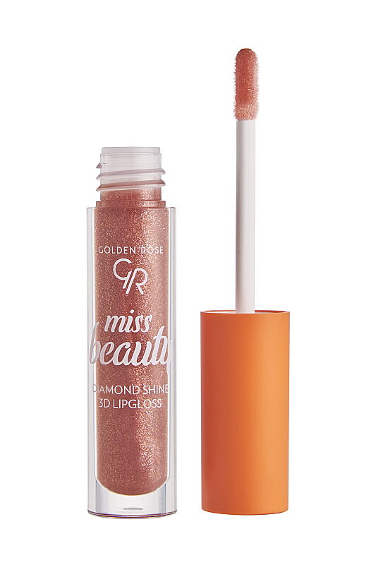  Miss Beauty Diamond Shine 3D Lipgloss - 03 Sunkissed - Işıltılı Dudak Parlatıcısı - 2