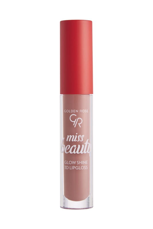 Miss Beauty Glow Shine 3D Lipgloss - 01 Nude Chic - Dudak Parlatıcısı - 1