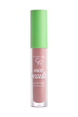 Miss Beauty Glow Shine 3D Lipgloss - 02 Baby Pink - Dudak Parlatıcısı - Golden Rose