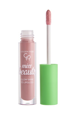 Miss Beauty Glow Shine 3D Lipgloss - 02 Baby Pink - Dudak Parlatıcısı - Golden Rose (1)