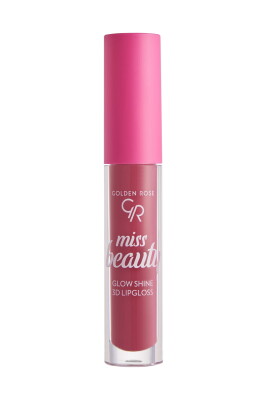  Miss Beauty Glow Shine 3D Lipgloss - 04 Pink Dream - Yoğun Dudak Parlatıcısı - 1