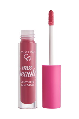  Miss Beauty Glow Shine 3D Lipgloss - 02 Baby Pink - Yoğun Dudak Parlatıcısı 