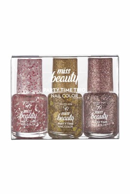 Golden Rose Miss Beauty Party Time Trio Nail Colors - 1