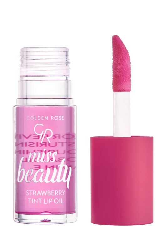 Miss Beauty Tint Lip Oil - 01 Strawberry - Renklendirici Dudak Yağı - 2