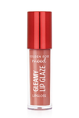  Mood Gleamy Lip Glaze Lipgloss- 202 Peachy Nude - Renkli Dudak Parlatıcısı - Golden Rose