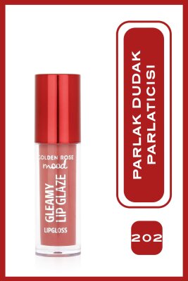  Mood Gleamy Lip Glaze Lipgloss- 202 Peachy Nude - Renkli Dudak Parlatıcısı - 3