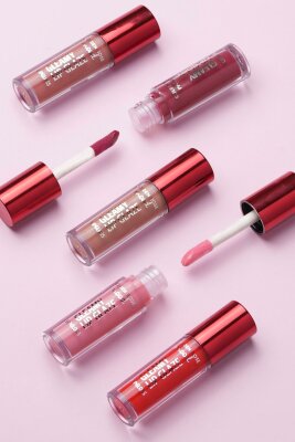  Mood Gleamy Lip Glaze Lipgloss- 205 Cherry Pop - Renkli Dudak Parlatıcısı - 5