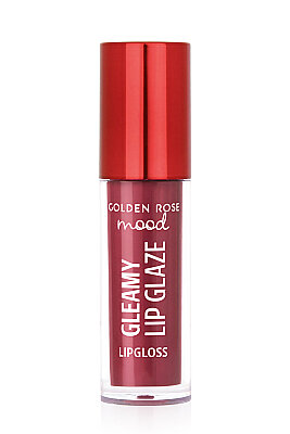  Mood Gleamy Lip Glaze Lipgloss- 206 Plum Glaze - Renkli Dudak Parlatıcısı - Golden Rose