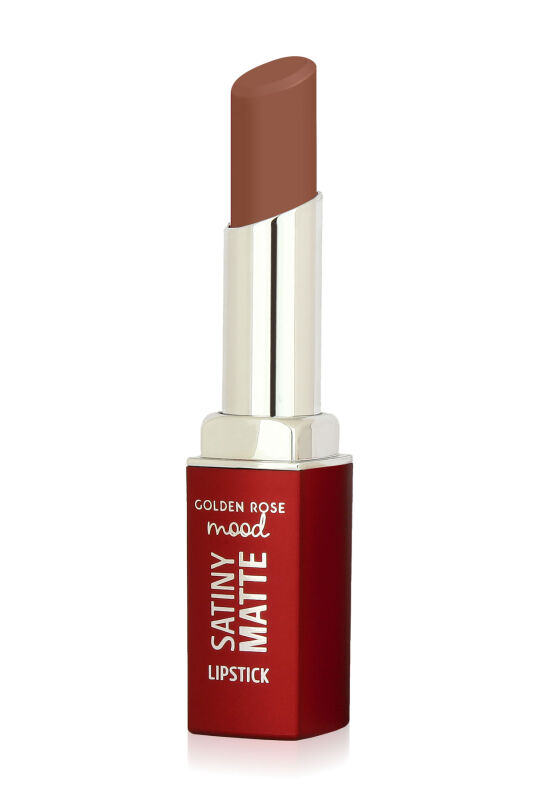  Mood Satiny Matte Lipstick - 01 Bare Nude - Mat Ruj - 1