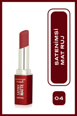  Mood Satiny Matte Lipstick- 04 Blush Pink - Mat Ruj 