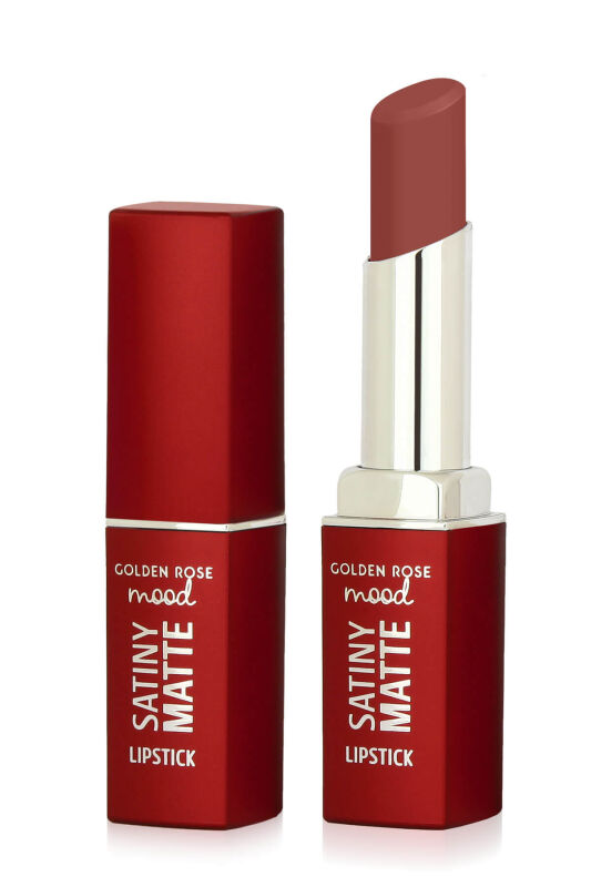  Mood Satiny Matte Lipstick -05 Burnt Blush - Mat Ruj - 2