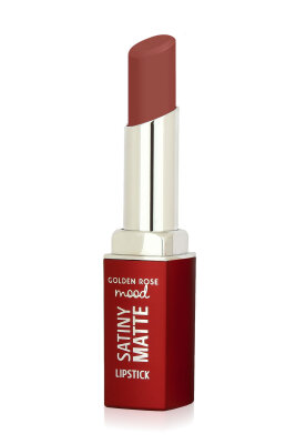  Mood Satiny Matte Lipstick -05 Burnt Blush - Mat Ruj 