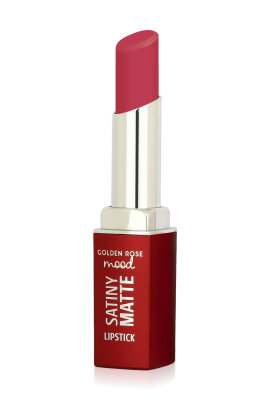  Mood Satiny Matte Lipstick- 07 Berry Rouge - Mat Ruj - Golden Rose