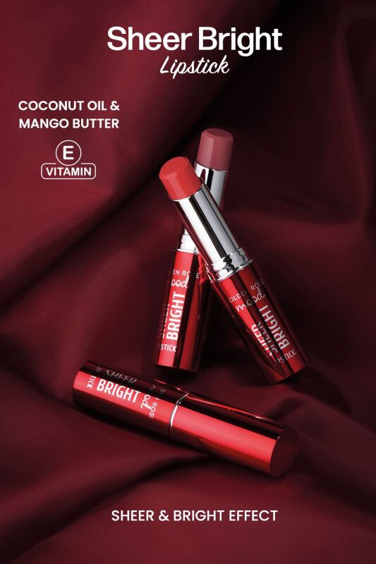  Mood Sheer Bright Lipstick - 107 Mood Mauve - Parlak Ruj - 4
