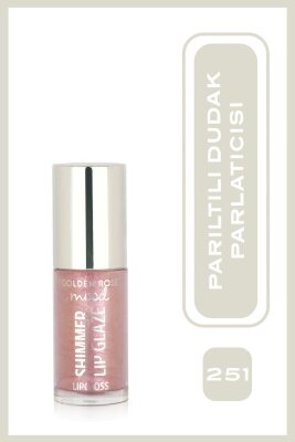  Mood Shimmer Lip Glaze Lipgloss -251 Bubble Pink - Işıltılı Dudak Parlatıcısı 