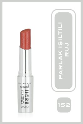  Mood Sparkle Bright Lipstick -152 Peach Glam - Işıltılı Ruj 