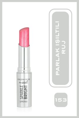  Mood Sparkle Bright Lipstick -153 Pink Glitz - Işıltılı Ruj 