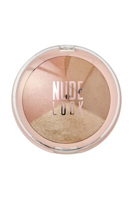 Golden Rose Nude Look Baked Trio Face Powder - 1