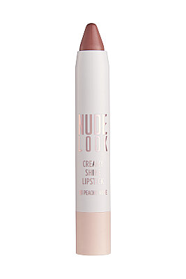  Nude Look Creamy Shine Lipstick - 03 Peachy Nude - Kremsi Parlak Kalem Ruj - Golden Rose (1)
