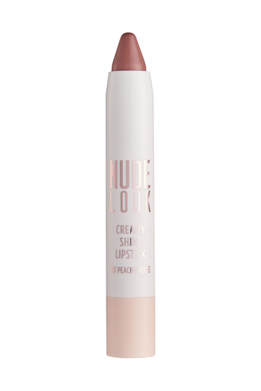Golden Rose Nude Look Creamy Shine Lipstick 03 Peachy Nude - 2