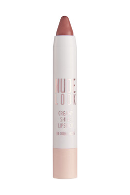  Nude Look Creamy Shine Lipstick - 02 Pink Rose - Kalem Ruj 