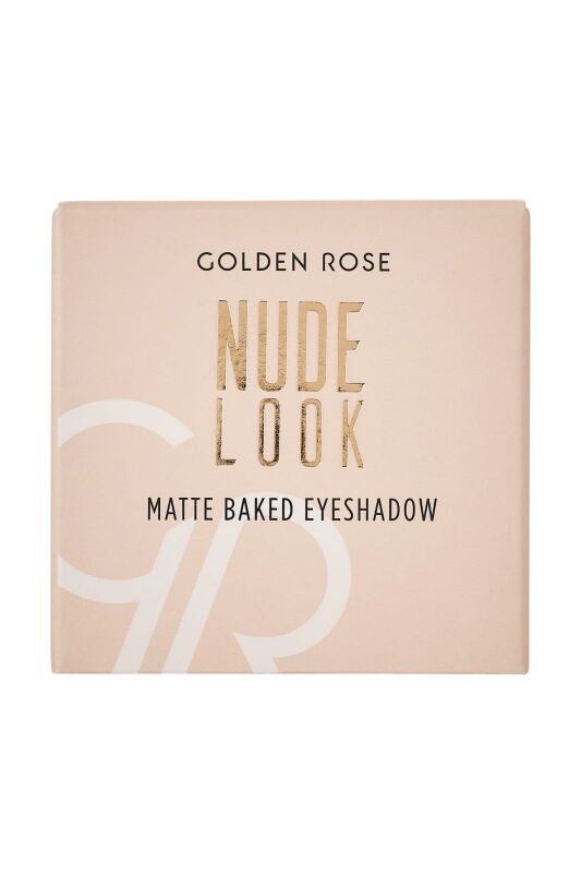  Nude Look Matte Baked Eyeshadow - Caramel Nude - Fırınlanmış Mat Göz Farı - 3