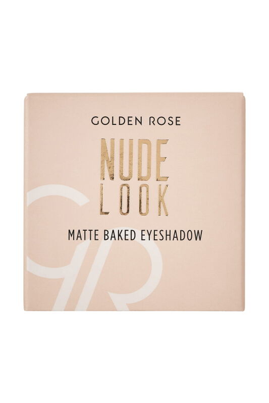 Golden Rose Nude Look Matte Baked Eyeshadow Caramel Nude - 3