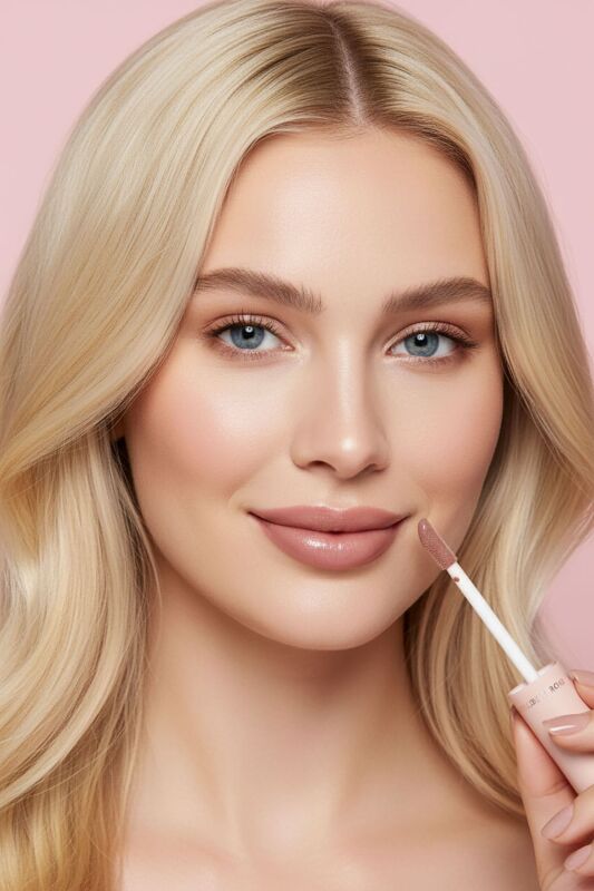 Nude Look Natural Shine Lipgloss - 01 Nude Delight - Dudak Parlatıcısı - 2