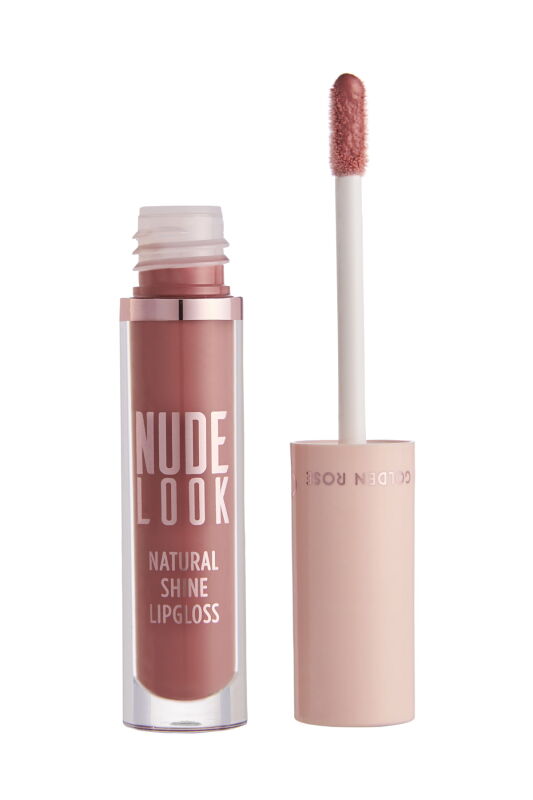 Nude Look Natural Shine Lipgloss - 04 Peachy Nude - Dudak Parlatıcısı - 3