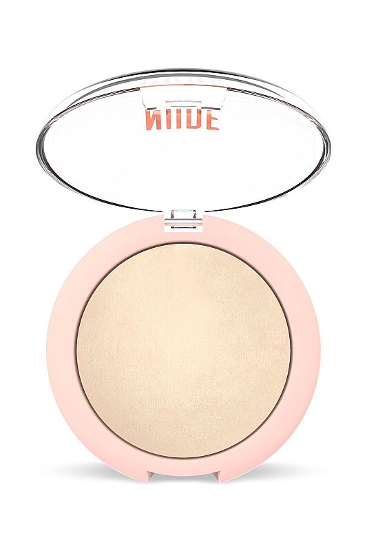 Nude Look Sheer Baked Powder - Fair Glow - Fırınlanmış Transparan Sabitleyici Pudra - 1