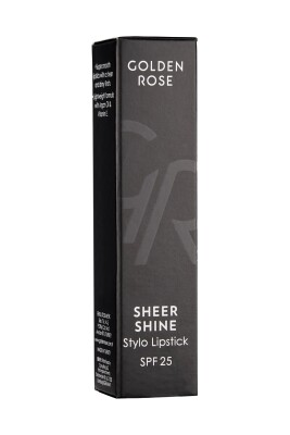  Sheer Shine Stylo Lipstick - 01 Raspberry - Parlak Ruj - 3
