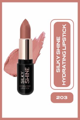  Silky Shine Hydrating Lipstick-203-Parlak Ruj 