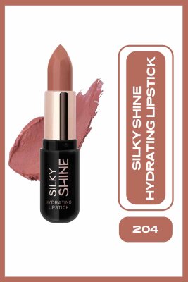  Silky Shine Hydrating Lipstick-204-Parlak Ruj 