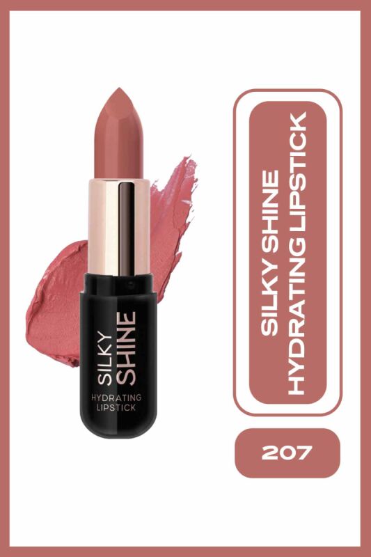  Silky Shine Hydrating Lipstick-207-Parlak Ruj - 1