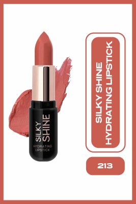  Silky Shine Hydrating Lipstick-213-Parlak Ruj - Golden Rose