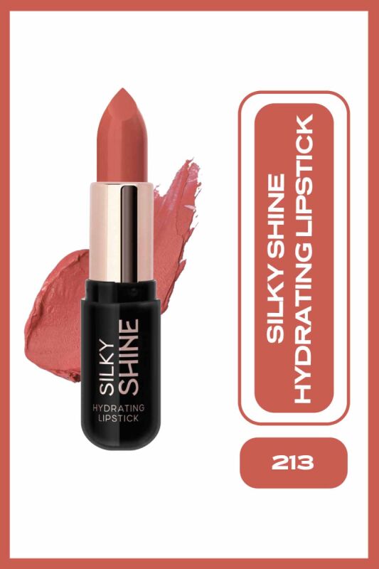  Silky Shine Hydrating Lipstick-213-Parlak Ruj - 1