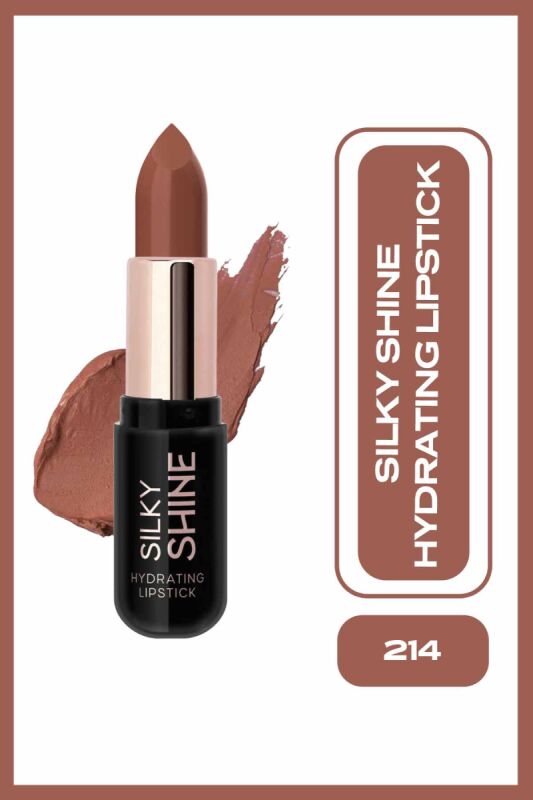  Silky Shine Hydrating Lipstick-214-Parlak Ruj - 1