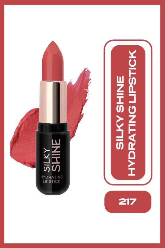  Silky Shine Hydrating Lipstick-217-Parlak Ruj - 1