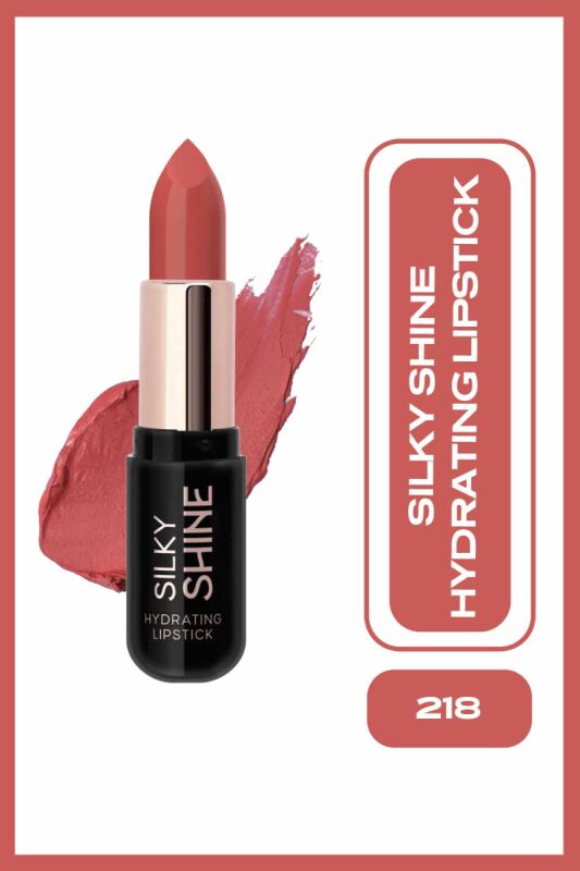  Silky Shine Hydrating Lipstick-218-Parlak Ruj - 1