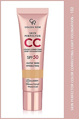  Skin Perfector CC Light Foundation No: 102 Neutral - SPF 50 Korumalı CC Fondöten - Golden Rose