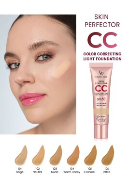 Skin Perfector Color Correcting Light Foundation-106 - Toffee-CC Light Fondöten - 8