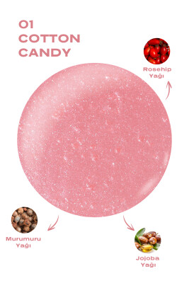 Golden Rose Sweet Kiss Lip Oil Gloss -01 - Cotton Candy- Meyveli Dudak Parlatıcısı - 8