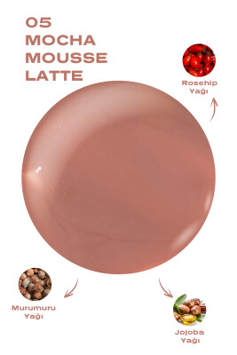 Golden Rose Sweet Kiss Lip Oil Gloss -05 - Mocha Mousse Latte- Meyveli Dudak Parlatıcısı - 8