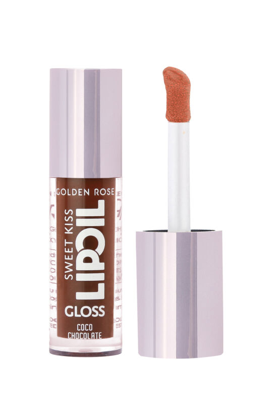 Golden Rose Sweet Kiss Lip Oil Gloss -06 - Coco Chocolate- Meyveli Dudak Parlatıcısı - 2