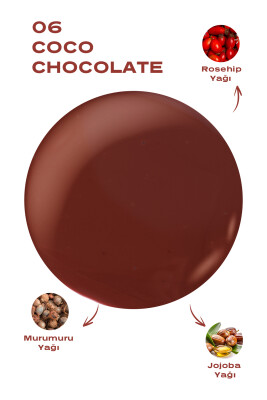 Golden Rose Sweet Kiss Lip Oil Gloss -06 - Coco Chocolate- Meyveli Dudak Parlatıcısı - 8